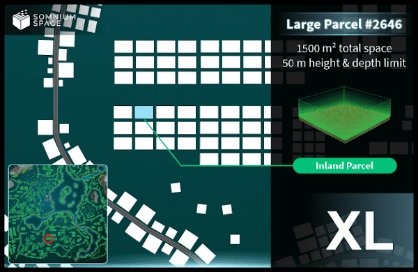 Extra Large #2646 (XL) parcel in Somnium Space