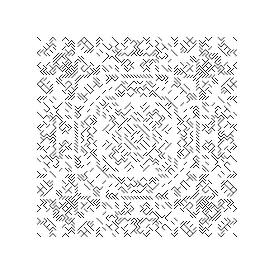 Autoglyph #463 by Larva Labs