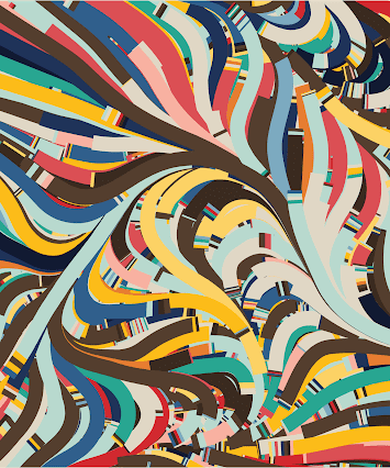 Fidenza #135 by Tyler Hobbs & Art Blocks